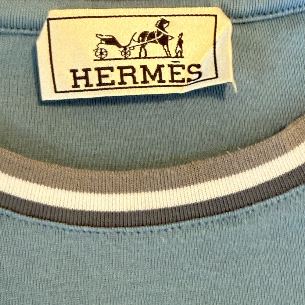 ✨ Hermès Luxury Basic Tee Size M - Picture 3 of 10